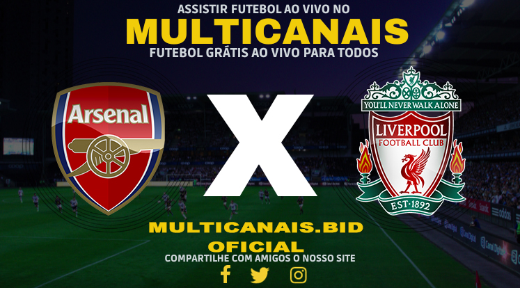 Assistir Arsenal x Liverpool Ao Vivo Online HD 07/01/2024