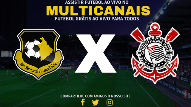 Assistir São Bernardo x Corinthians AO VIVO Online 14/03/2024