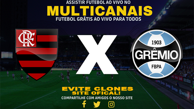 Assistir Flamengo x Grêmio AO VIVO Online 07/06/2024