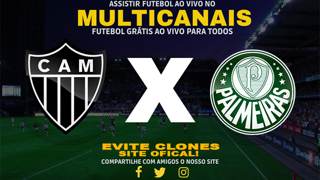 Assistir Atlético Mineiro x Palmeiras AO VIVO Online 21/08/2024