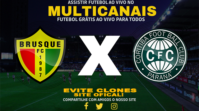 Assistir Brusque x Coritiba AO VIVO Online 18/08/2024