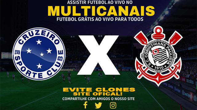 Assistir Cruzeiro x Corinthians AO VIVO Online 17/08/2024