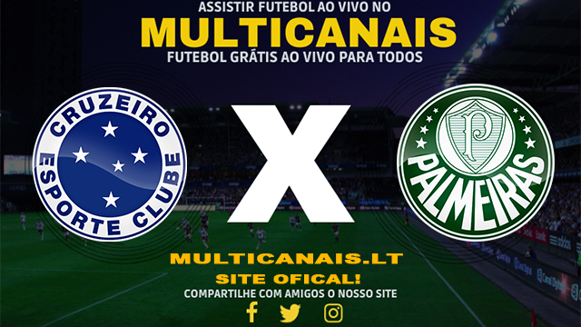 Assistir Cruzeiro x Palmeiras AO VIVO Online 25/08/2024