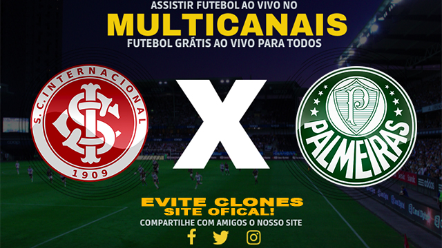 Assistir Internacional x Palmeiras AO VIVO Online 04/07/2024