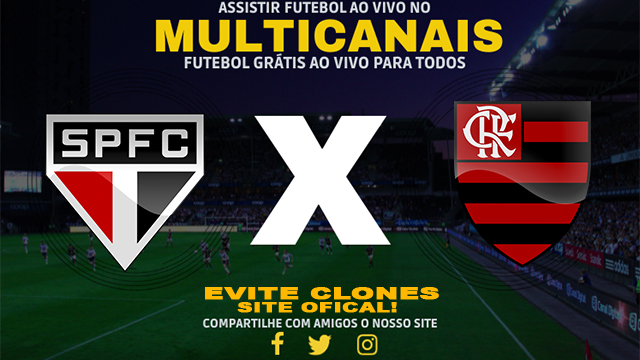 Assistir São Paulo x Flamengo AO VIVO Online 03/07/2024